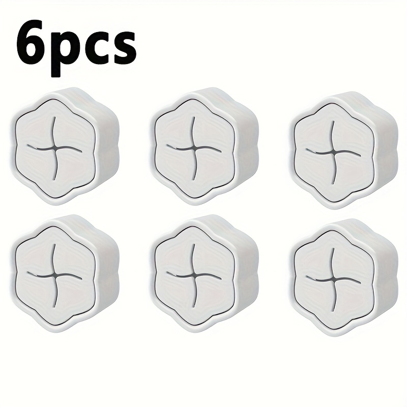 Home Edit Bathroom Storage - Lot de 6 supports muraux autocollants