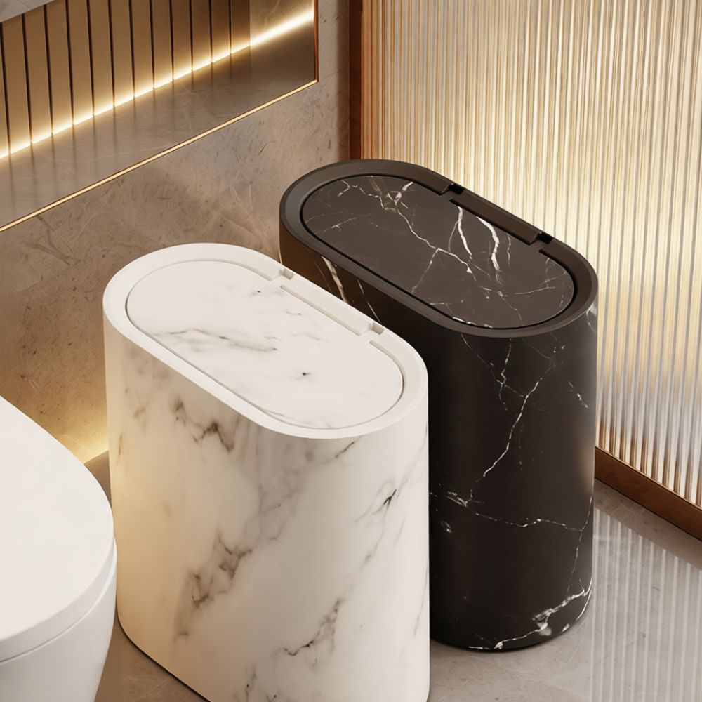 Poubelle minimaliste et fine,  - Home Essentials Bathroom Storage avis et prix