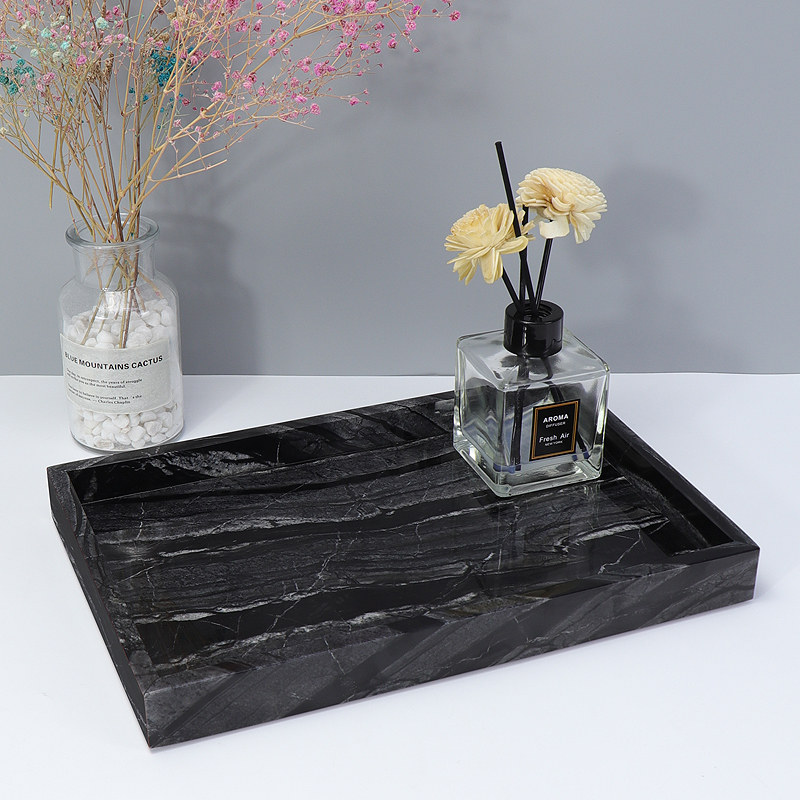 Plateau de toilette en marbre, - Home Bathroom Organizer avis et prix